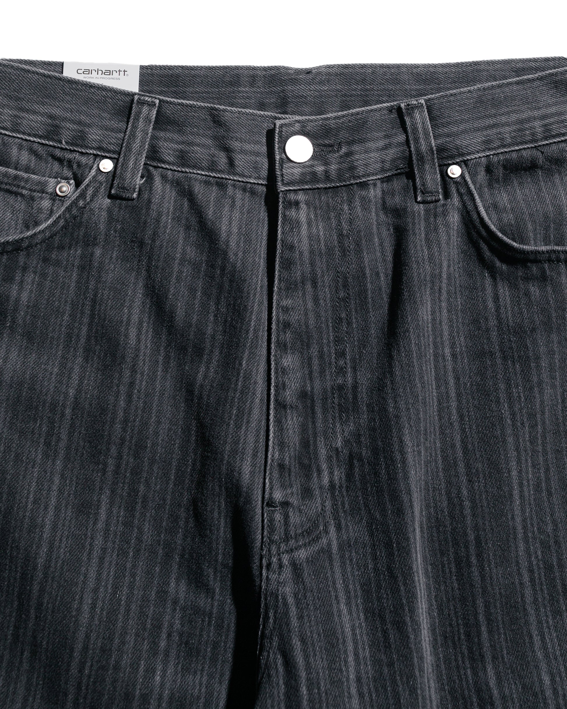 lost & found Carhartt Work In Progress Carhartt W.I.P. Rylan Stripe Short Black Stone Washed