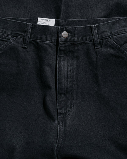 lost & found Carhartt Work In Progress Carhartt W.I.P. Single Knee Pant Black Stone Washed