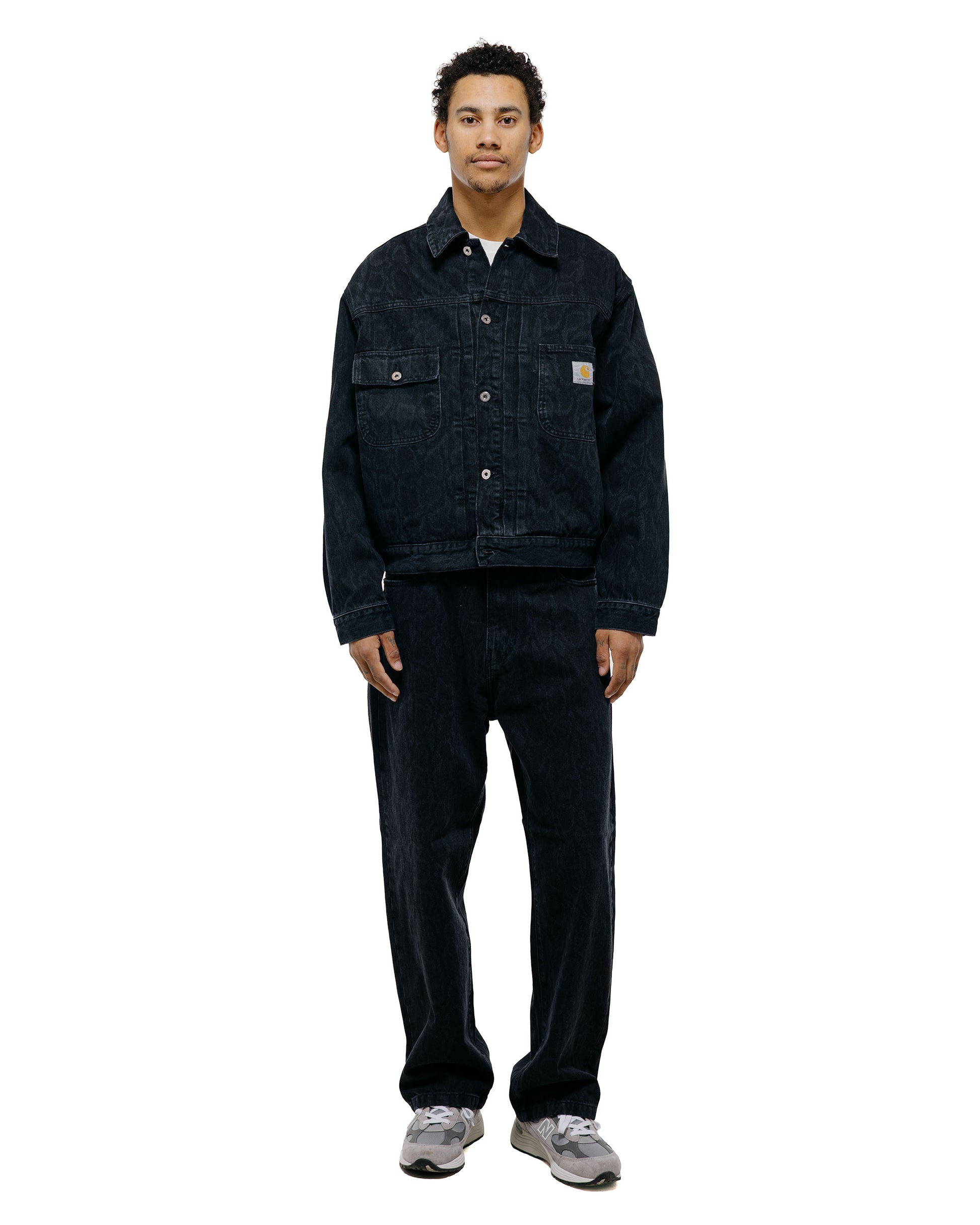 Carhartt W.I.P. Snake Landon Pant Snake Camo/Black Heavy Stone Wash