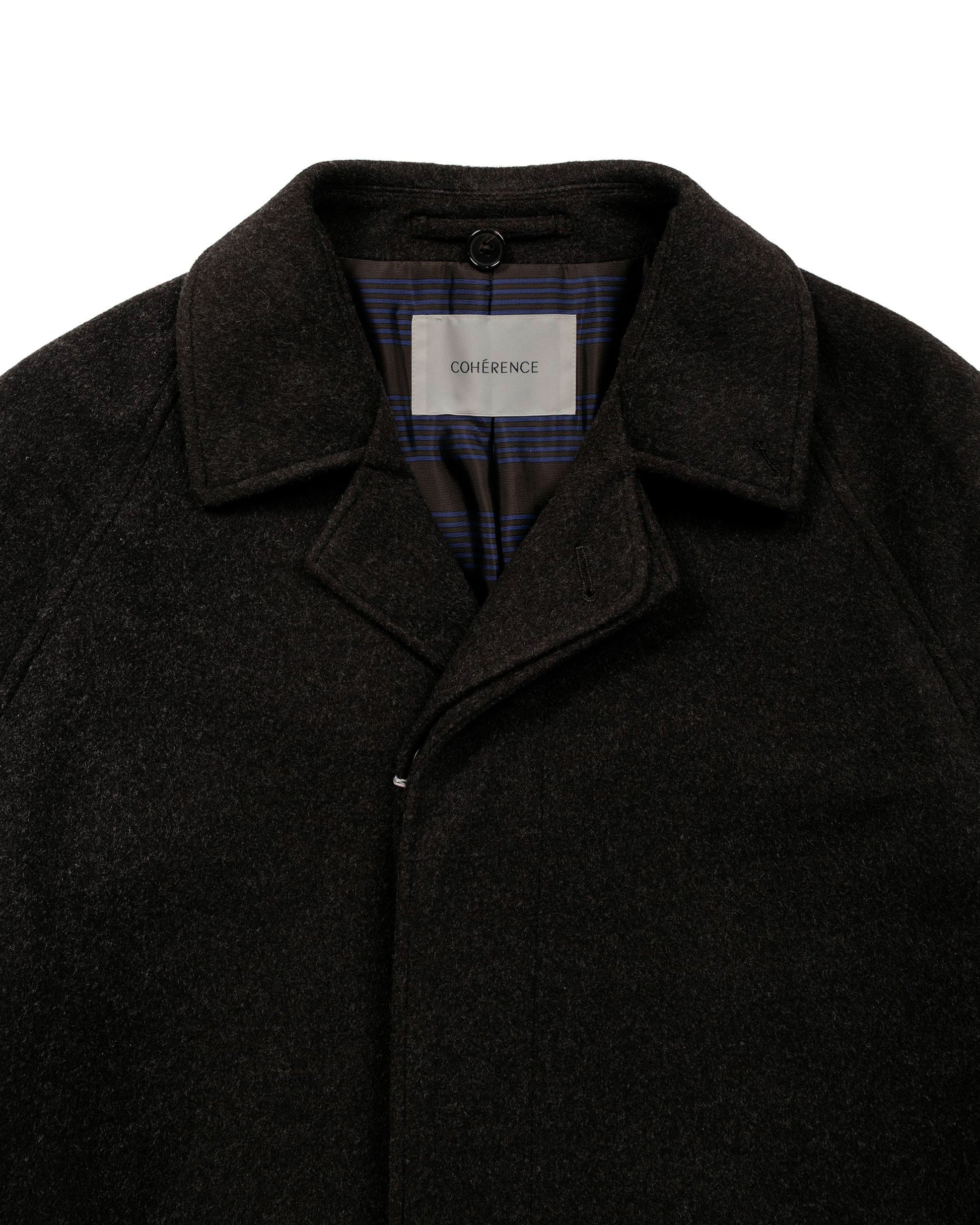 lost & found Cohérence Cohérence Ruiz Mosser Jersey Over Coat Brown