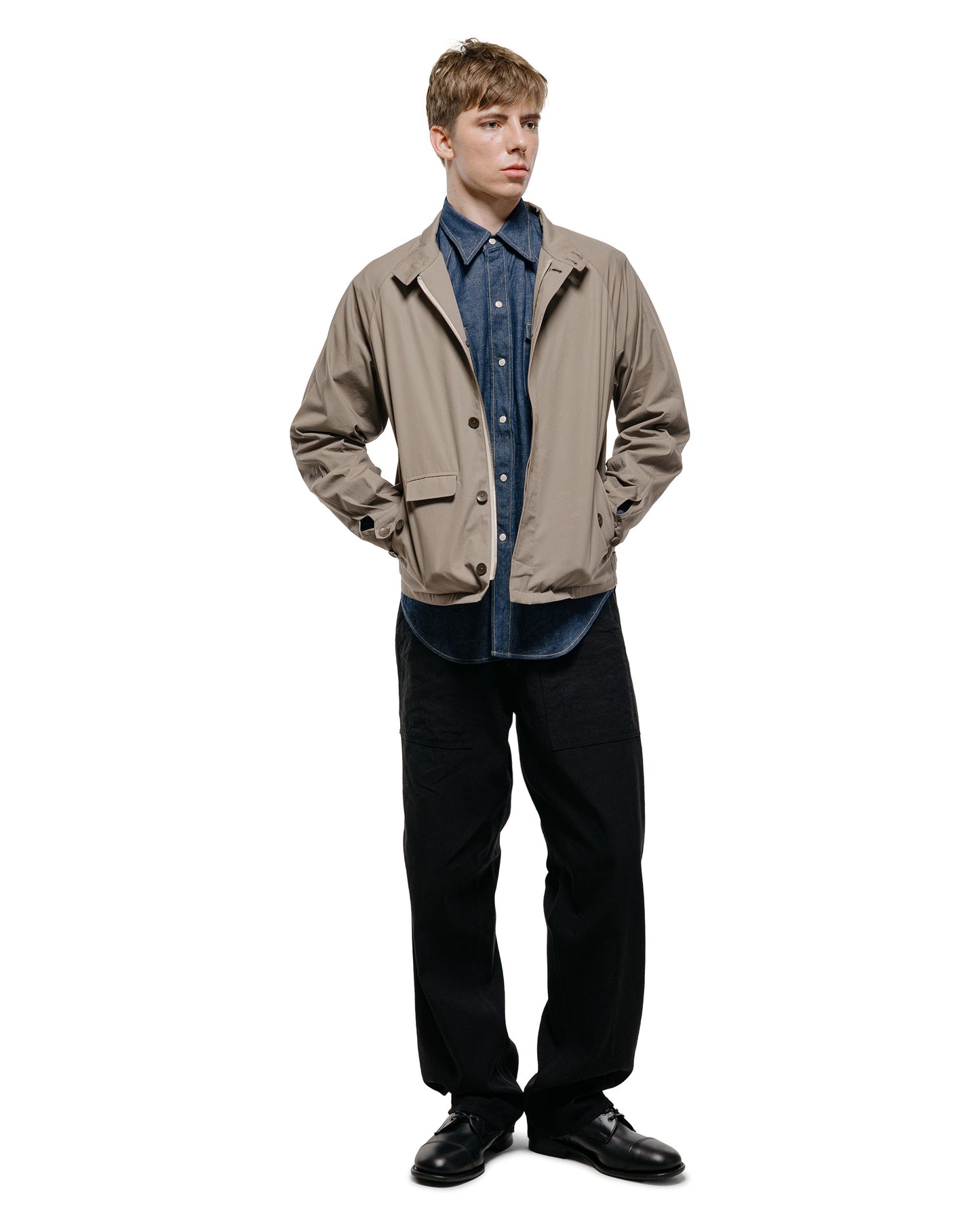 lost & found Cohérence Cohérence Abiquiu 10oz Logger Selvedge Denim Shirt Indigo
