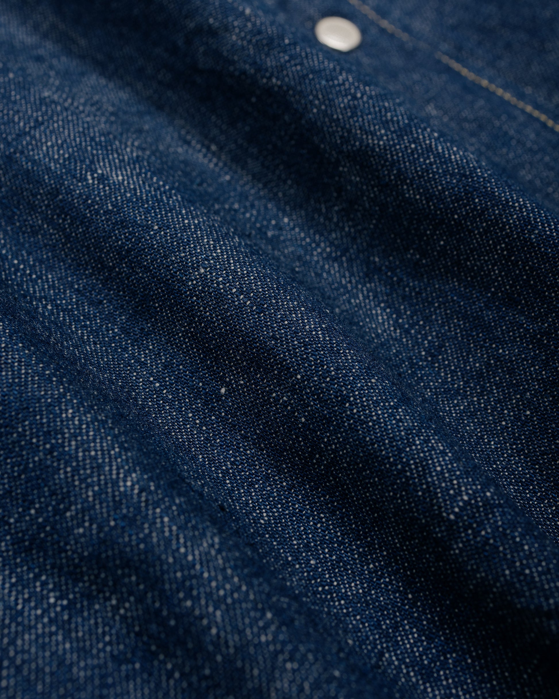 lost & found Cohérence Cohérence Abiquiu 10oz Logger Selvedge Denim Shirt Indigo