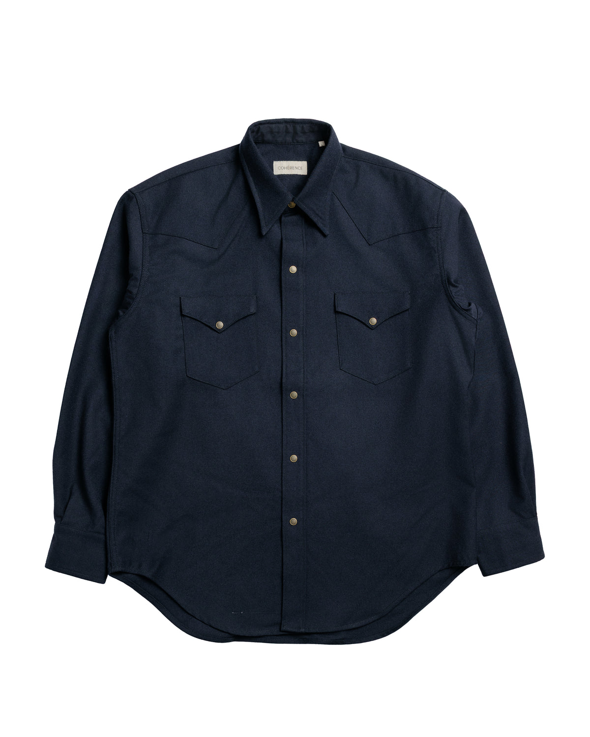 Cohérence Abiquiu Rover Wool Twill D. Blue