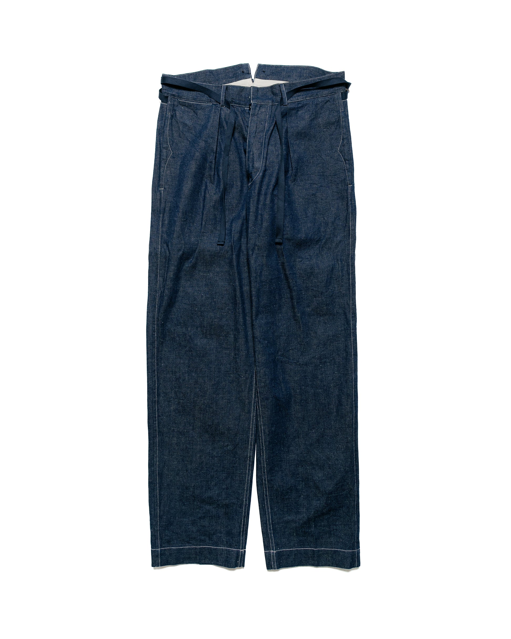 lost & found Cohérence Cohérence Alain 10oz Logger Selvedge Denim Trouser Indigo
