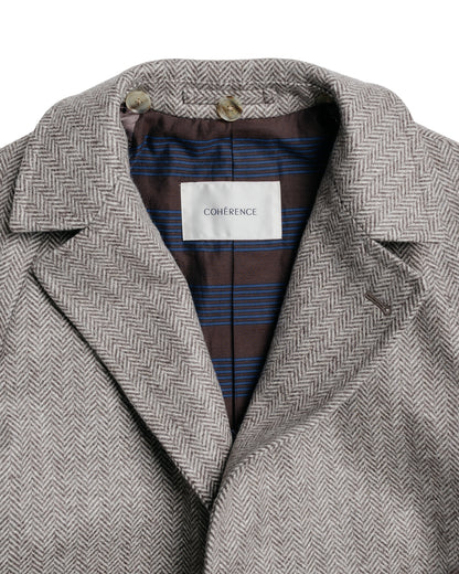 Cohérence Corb Chevron Tweed Jersey L. Beige