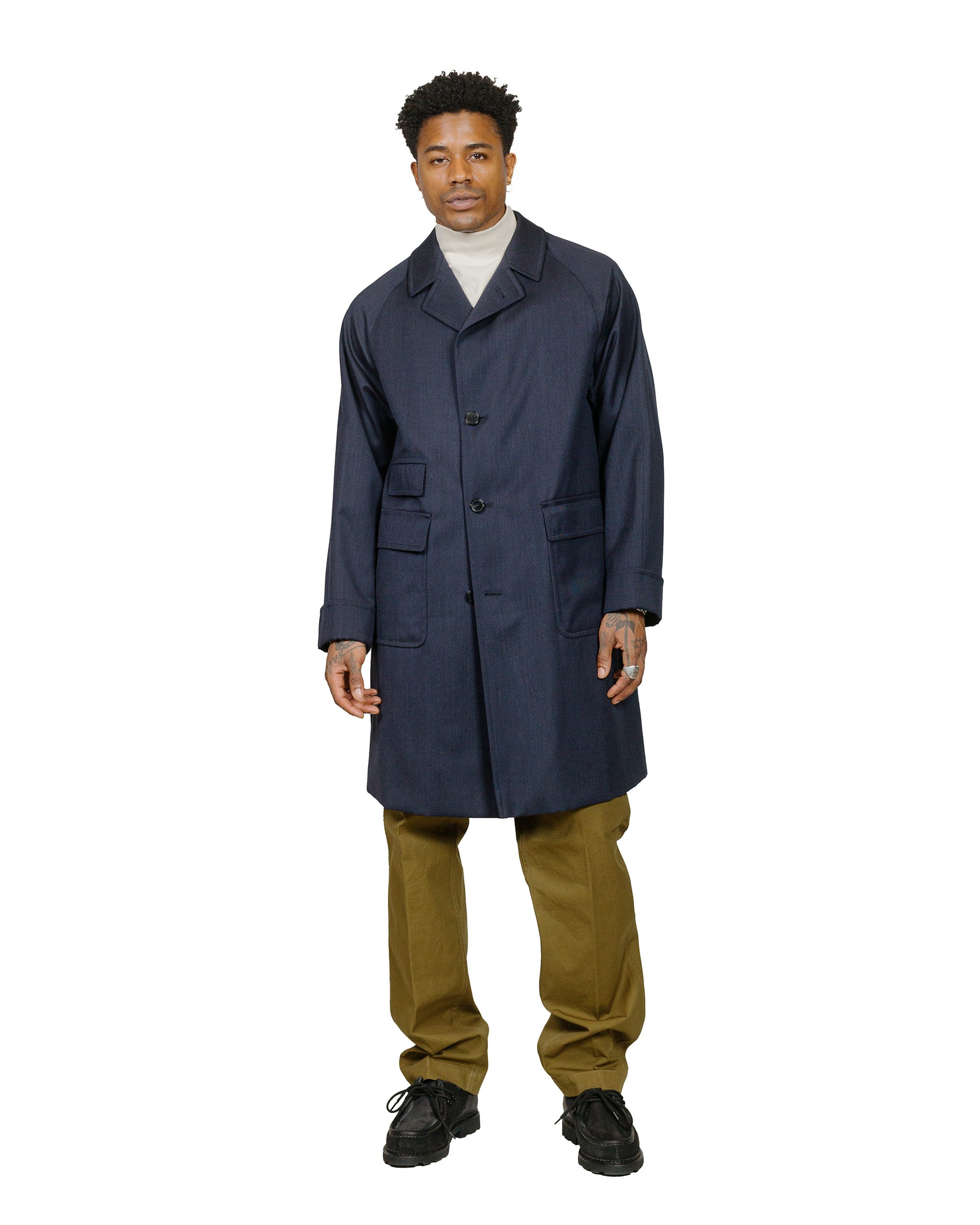 lost & found Cohérence Cohérence Corb II Whiptwill Over Coat Dark Blue