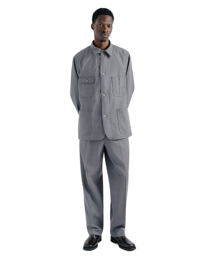 Cohérence Nicolas Rover Wool Twill Grey Nailhead