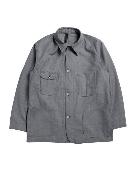 Cohérence Jackson Rover Wool Twill Grey Nailhead
