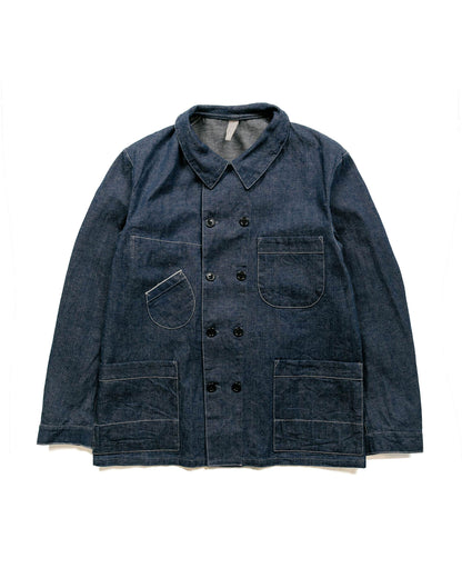 lost & found Cohérence Cohérence Kees 10oz Logger Selvedge Denim Jacket Indigo