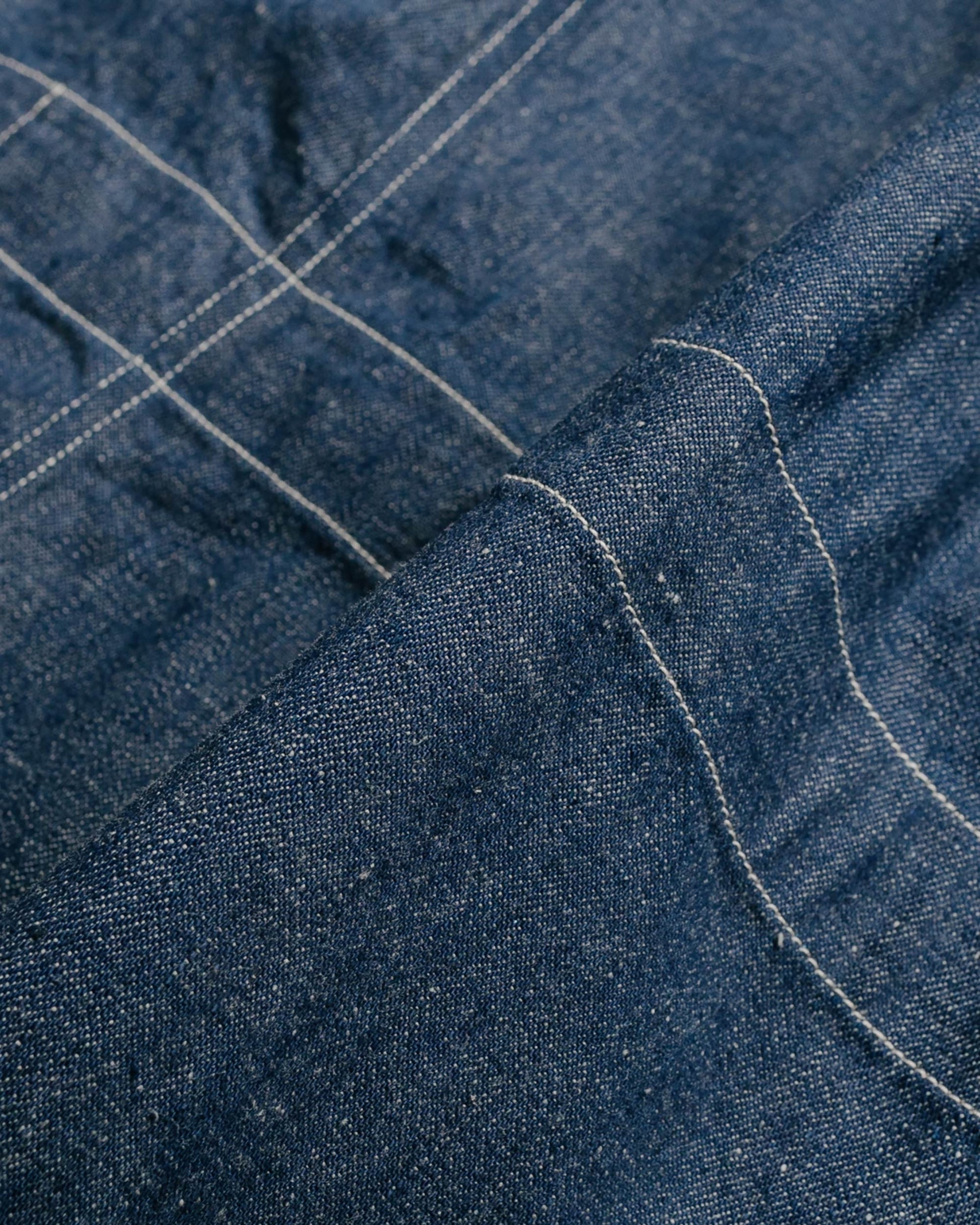 lost & found Cohérence Cohérence Kees 10oz Logger Selvedge Denim Jacket Indigo