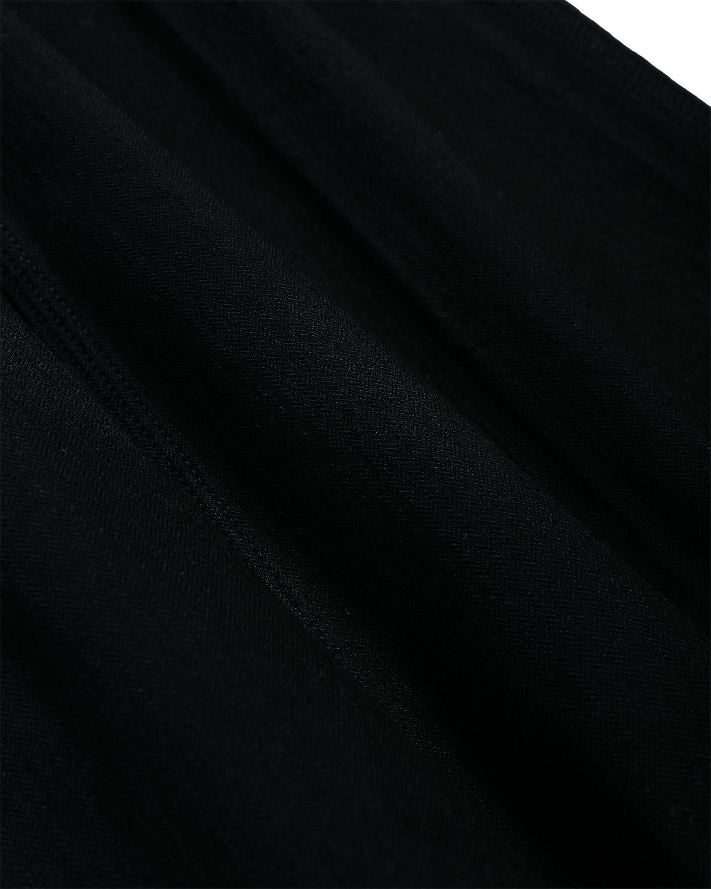 lost & found Cohérence Cohérence Paul Linen/Cotton Chevron Trouser Black