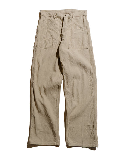 lost & found Cohérence Cohérence Paul Linen/Cotton Chevron Trouser Ivory