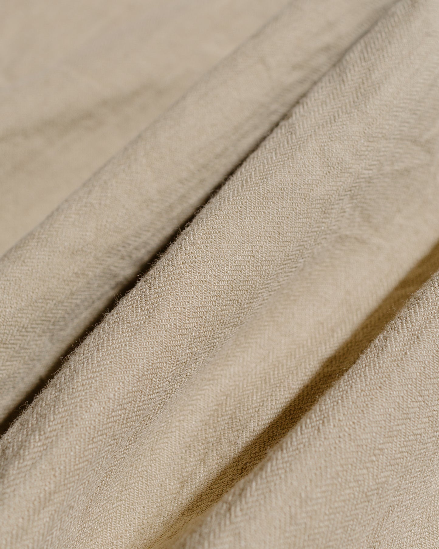 lost & found Cohérence Cohérence Paul Linen/Cotton Chevron Trouser Ivory