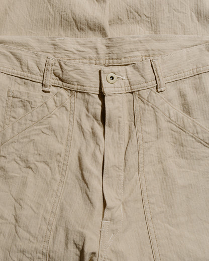 lost & found Cohérence Cohérence Paul Linen/Cotton Chevron Trouser Ivory