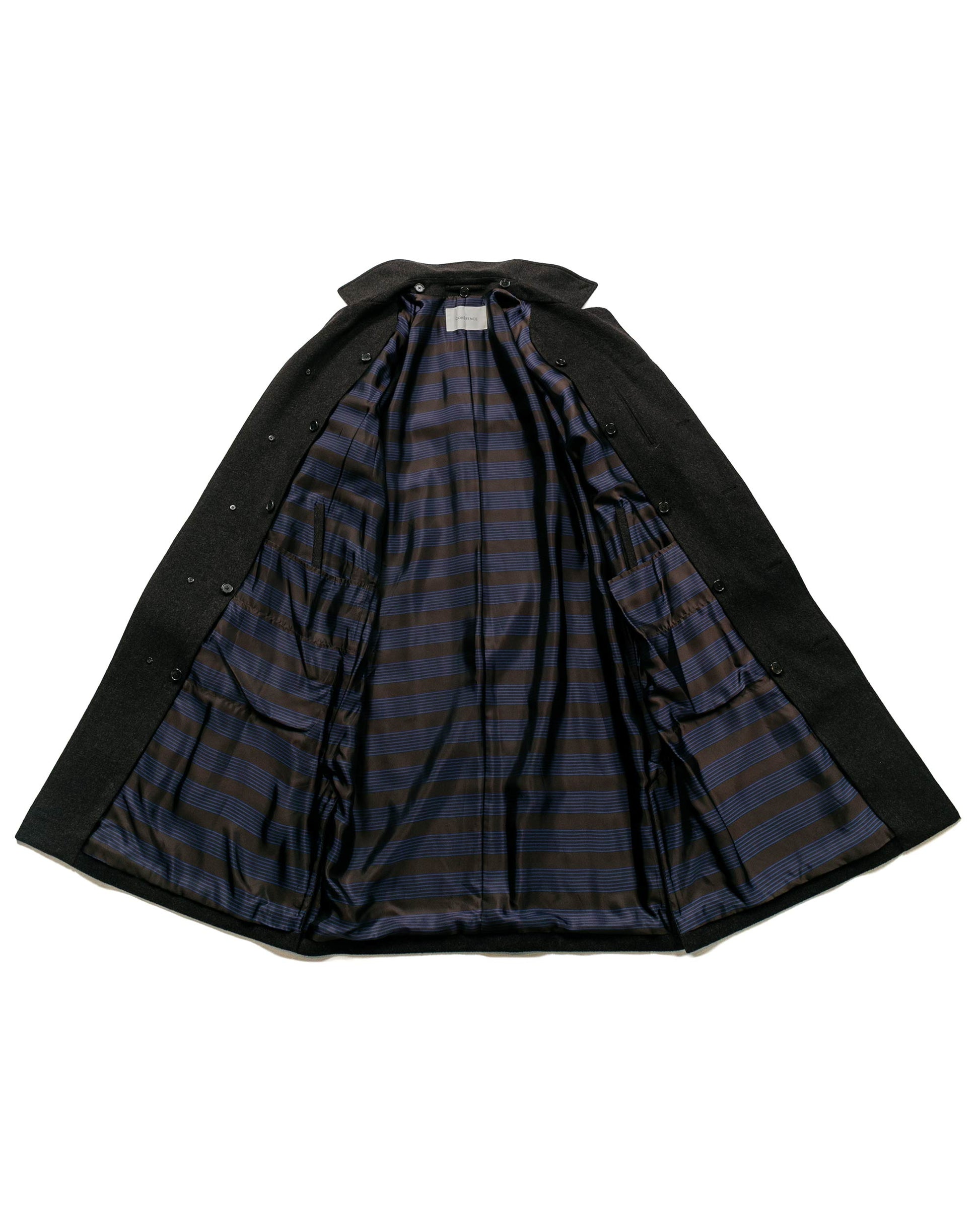 lost & found Cohérence Cohérence Ruiz Mosser Jersey Over Coat Brown