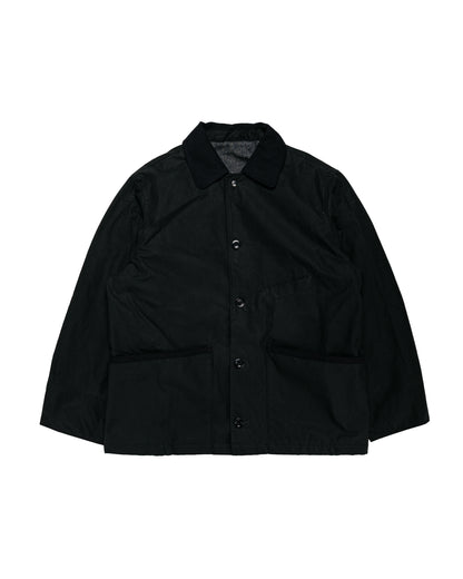 Conkers Blanket Jacket Cotton Dry Wax Black