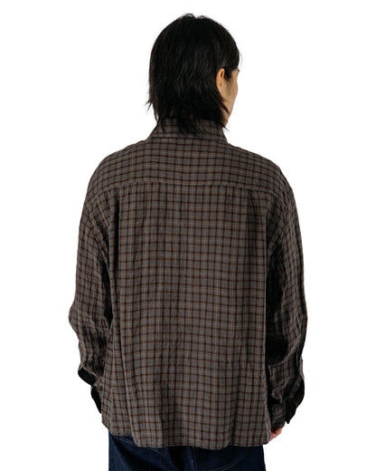 Conkers Farmer Shirt Dishcloth Linen Dusk