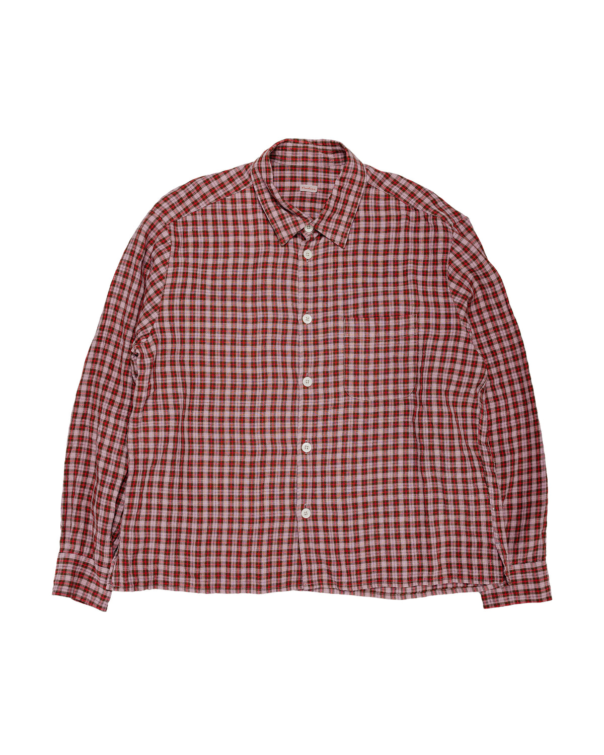 Conkers Farmer Shirt Dishcloth Linen Sunrise