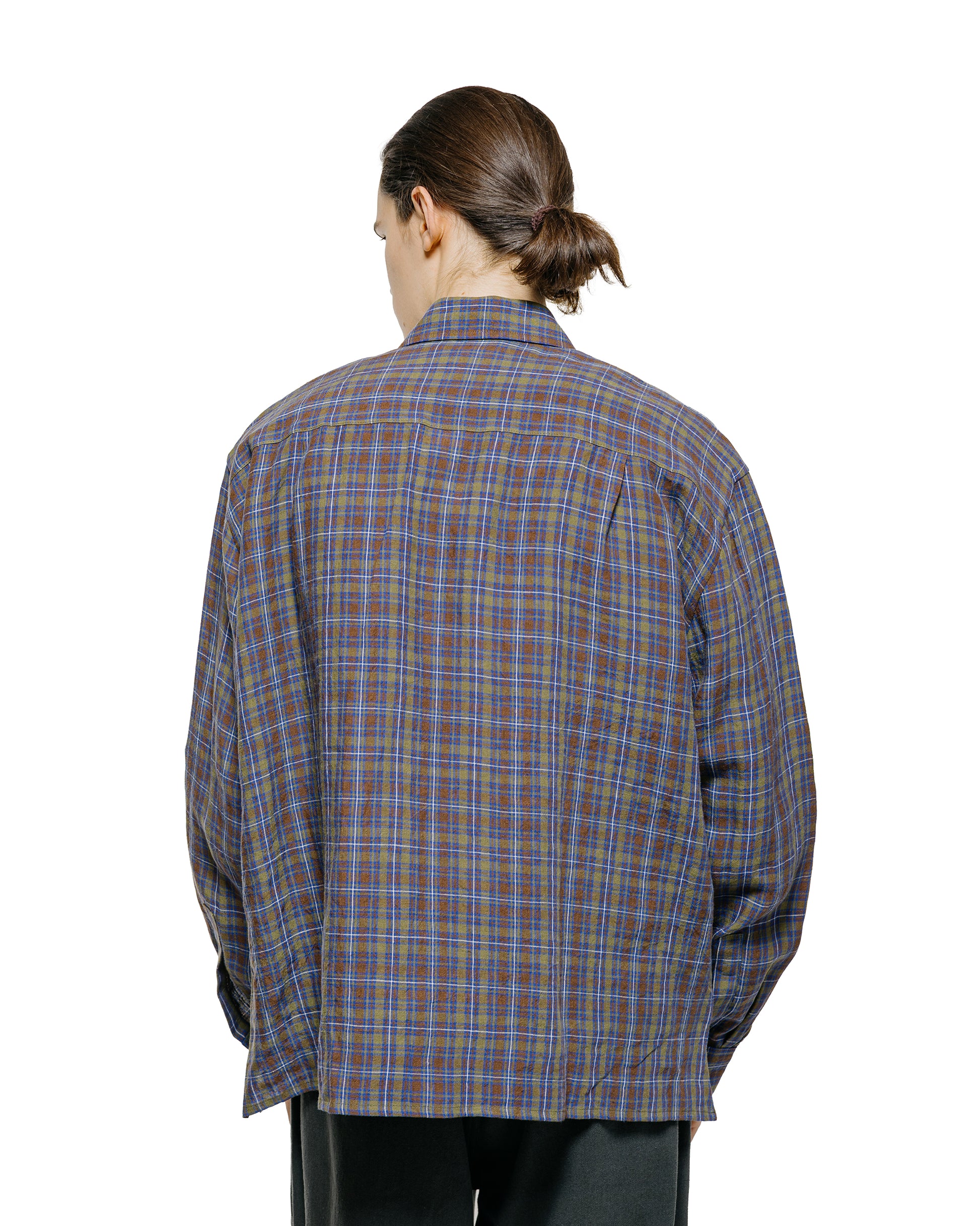 lost & found Conkers Conkers Farmer Shirt Irish Linen Damson