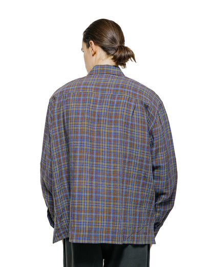 lost & found Conkers Conkers Farmer Shirt Irish Linen Damson