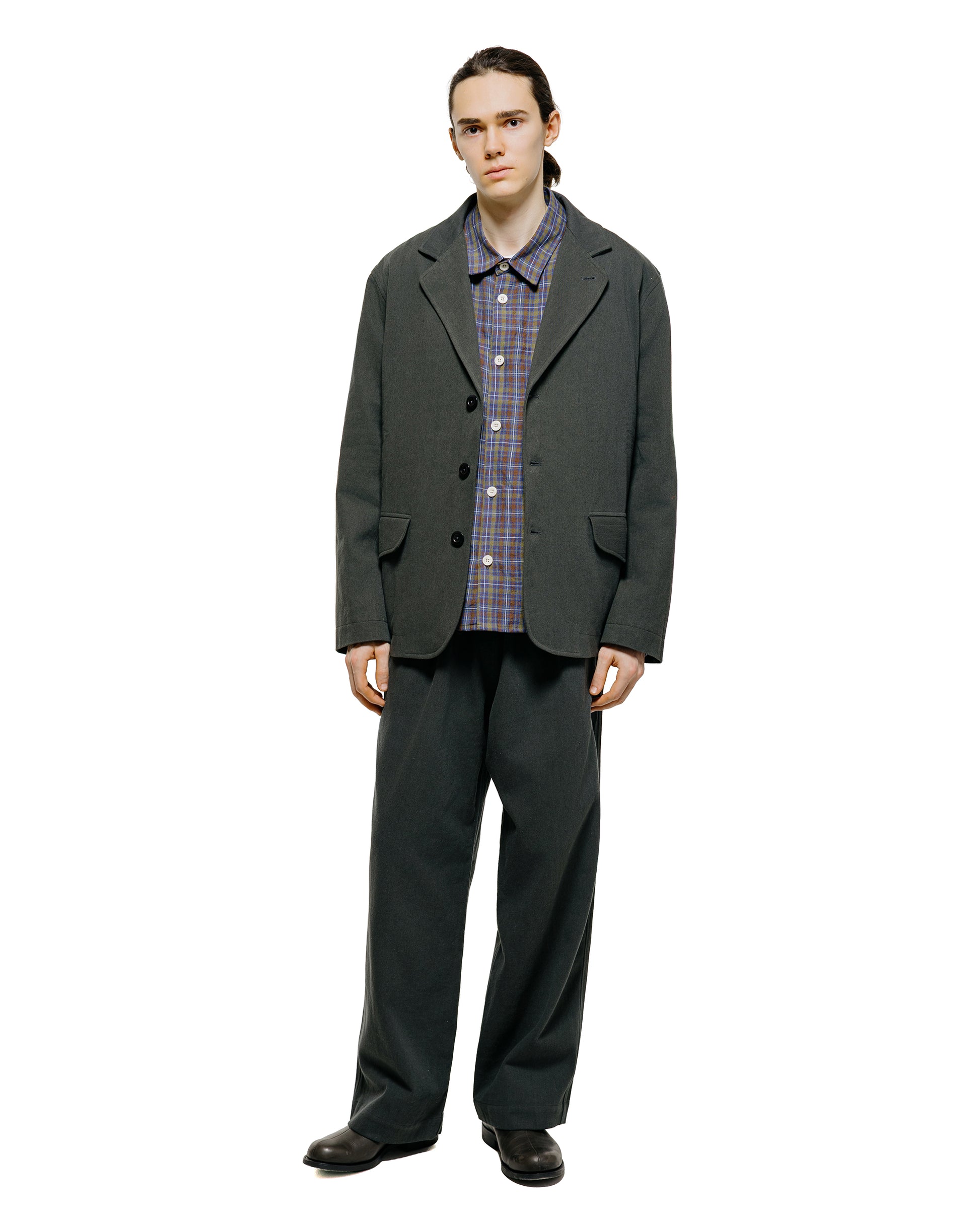 lost & found Conkers Conkers Farmer Shirt Irish Linen Damson