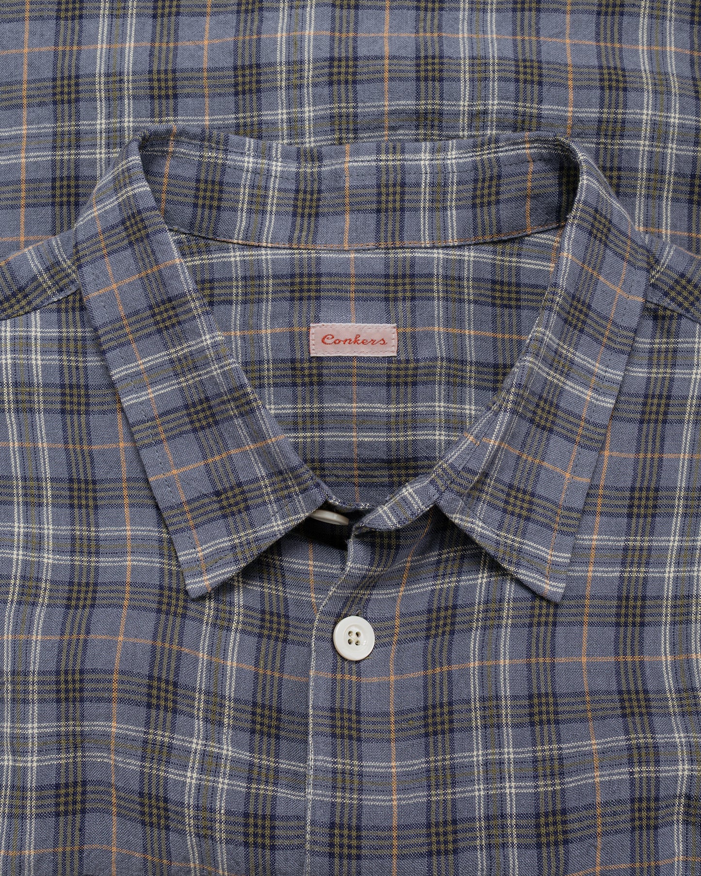 lost & found Conkers Conkers Farmer Shirt Irish Linen Sloe