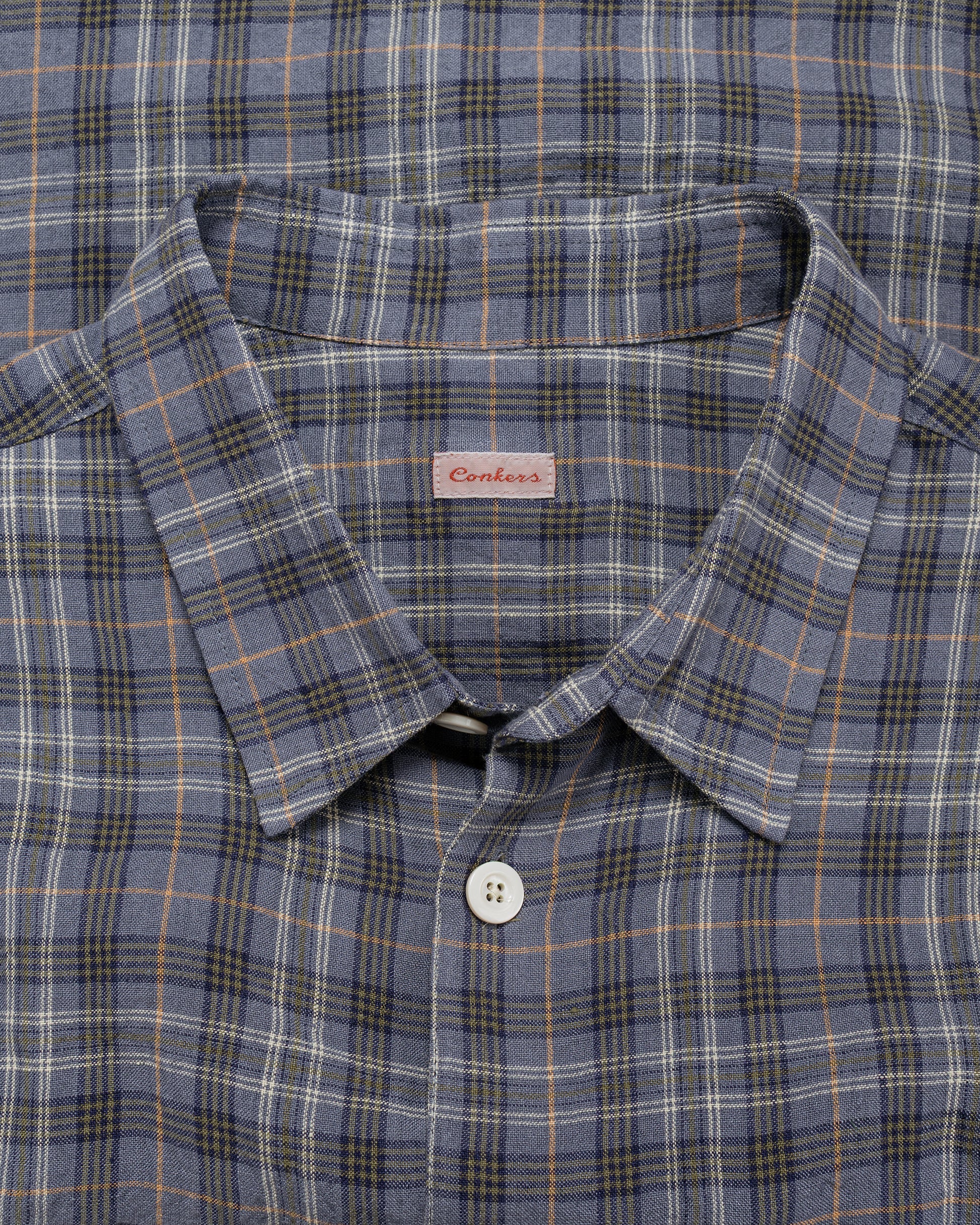 lost & found Conkers Conkers Farmer Shirt Irish Linen Sloe