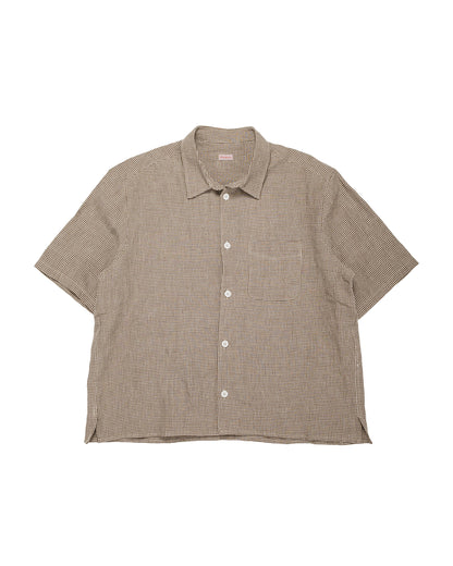 lost & found Conkers Conkers Farmer Shirt Short Sleeve Irish Line Straw