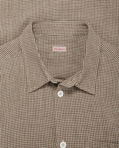 lost & found Conkers Conkers Farmer Shirt Short Sleeve Irish Line Straw