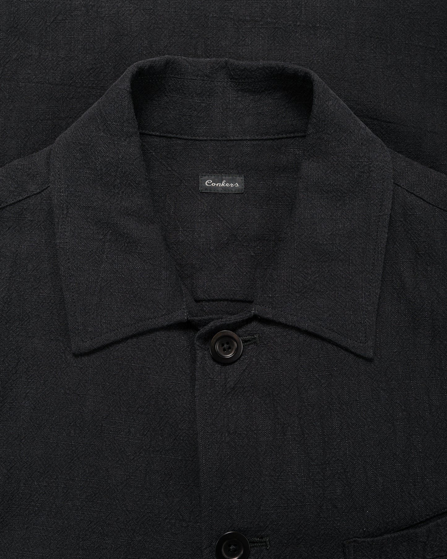 lost & found Conkers Conkers Field Shirt Ramie Charcoal