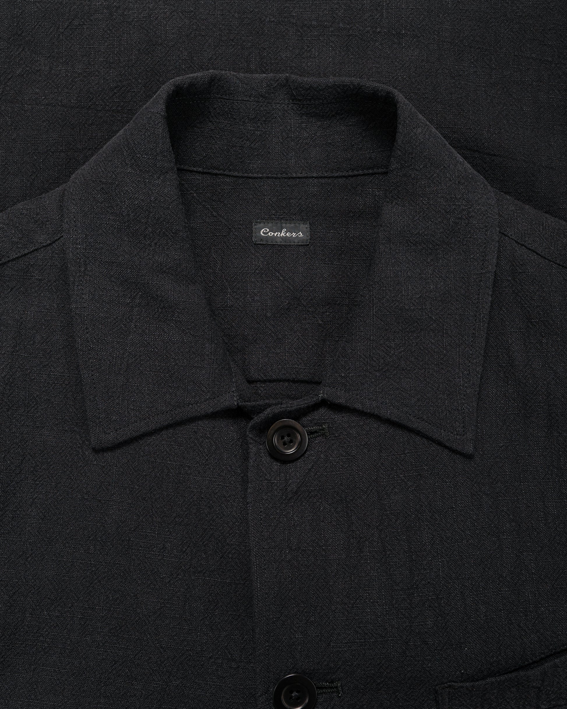 lost & found Conkers Conkers Field Shirt Ramie Charcoal