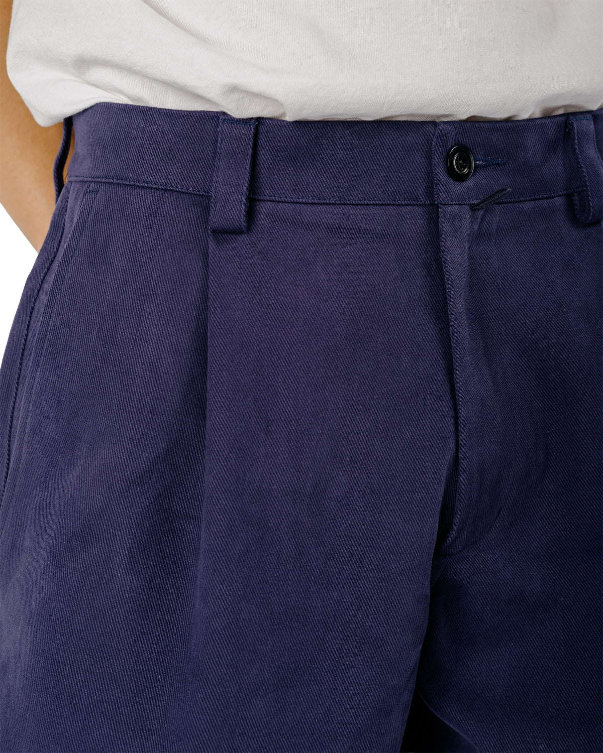 Conkers Scots Pants Heavy Peached Cotton French Navy