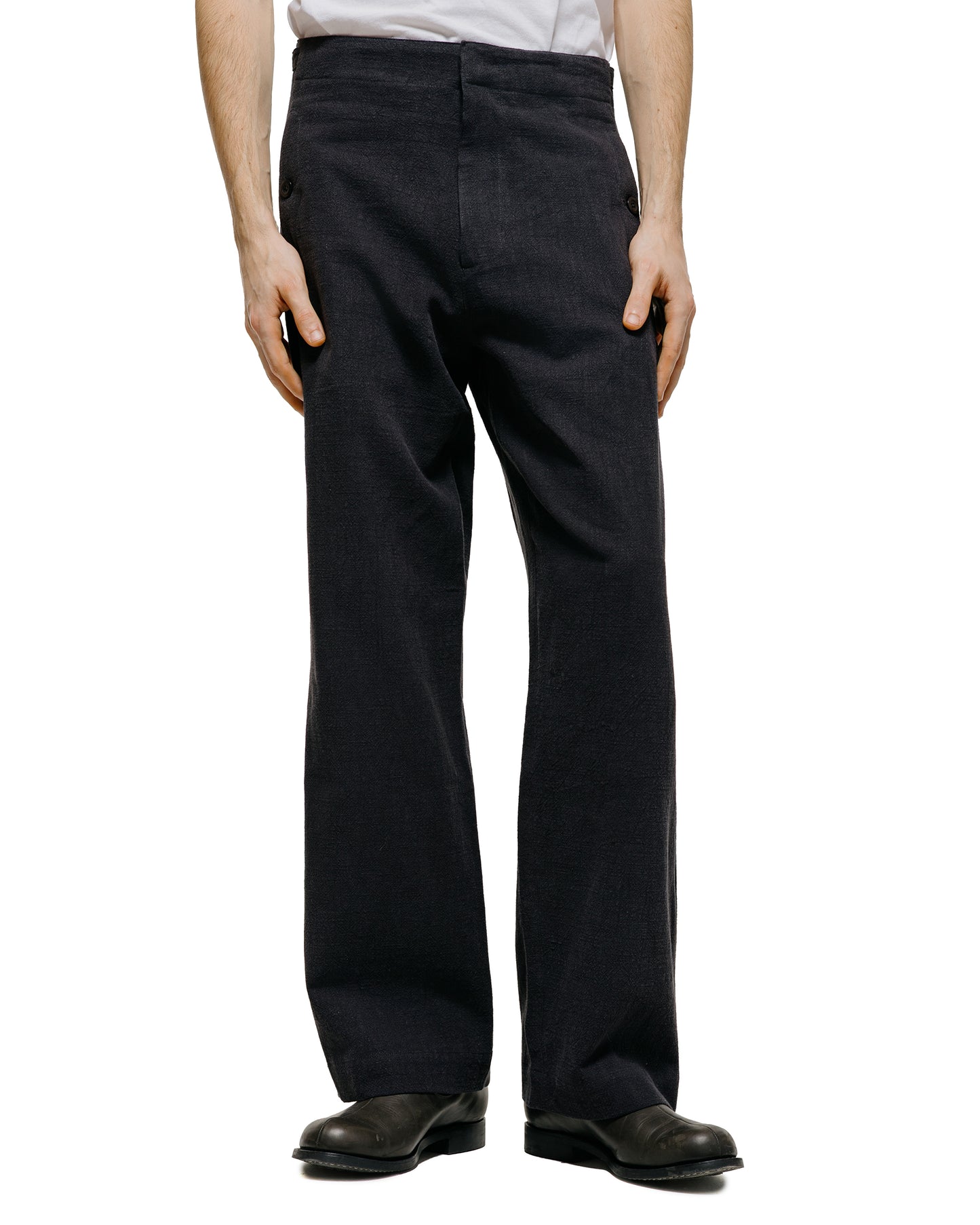 lost & found Conkers Conkers Tavern Trousers Ramie Charcoal