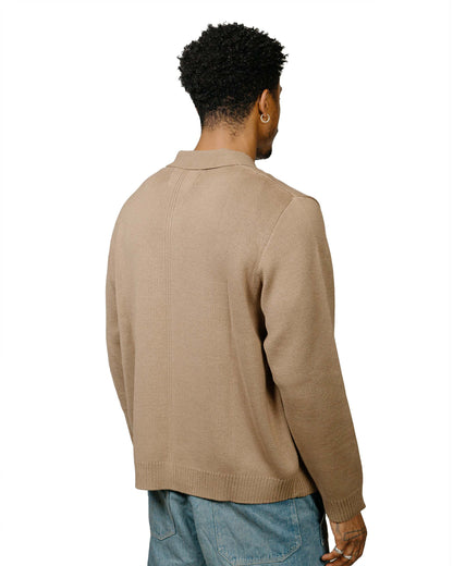 lost & found Corridor Corridor Buttondown Sweater Camel