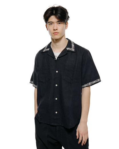 lost & found Corridor Corridor Harmony Embroidered SS Black