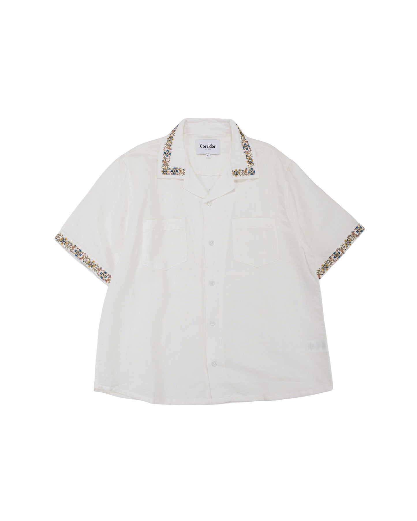 lost & found Corridor Corridor Harmony Embroidered SS White