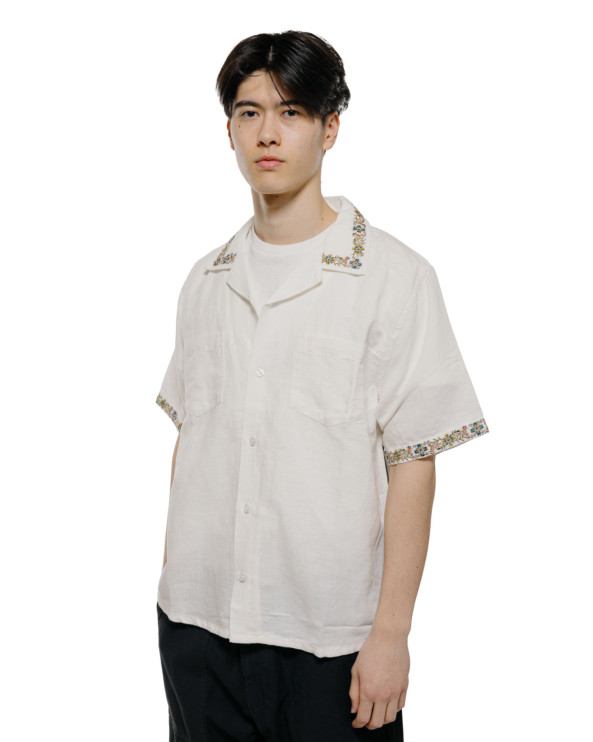 lost & found Corridor Corridor Harmony Embroidered SS White
