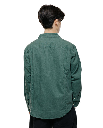 lost & found Corridor Corridor Pigment Dye Canvas LS Green
