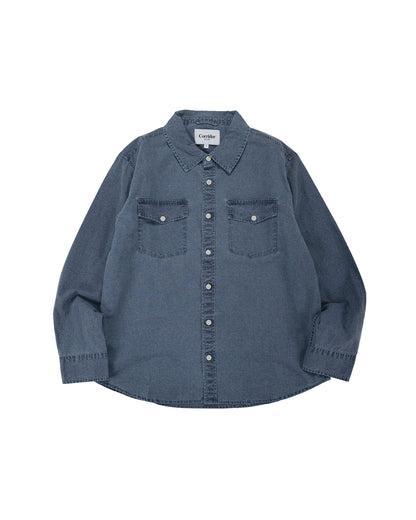 lost & found Corridor Corridor Pigment Dye Canvas LS Navy