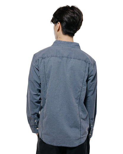 lost & found Corridor Corridor Pigment Dye Canvas LS Navy