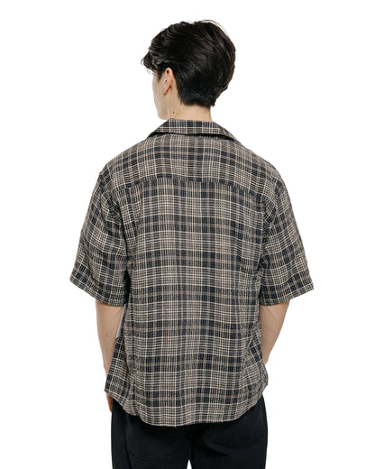 lost & found Corridor Corridor Plaid Seersucker SS Black