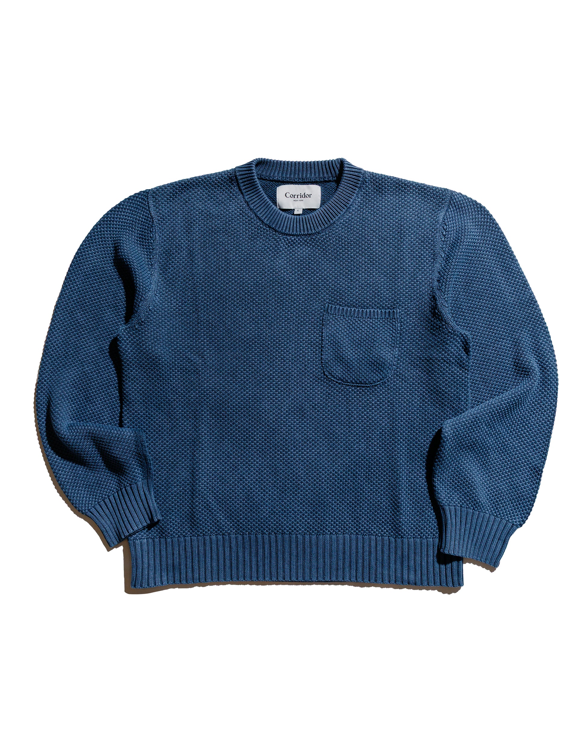 lost & found Corridor Corridor Pocket Crewneck Navy