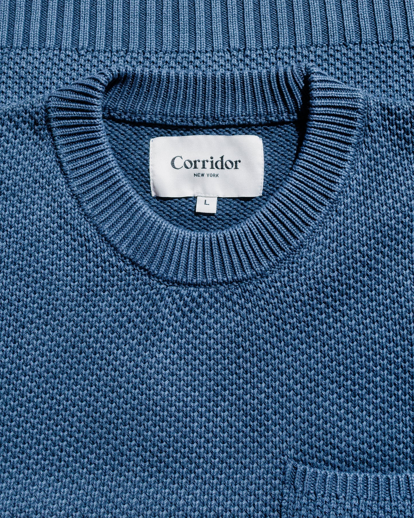 lost & found Corridor Corridor Pocket Crewneck Navy