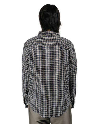 Corridor Reverse Tweed Snow Check Blue
