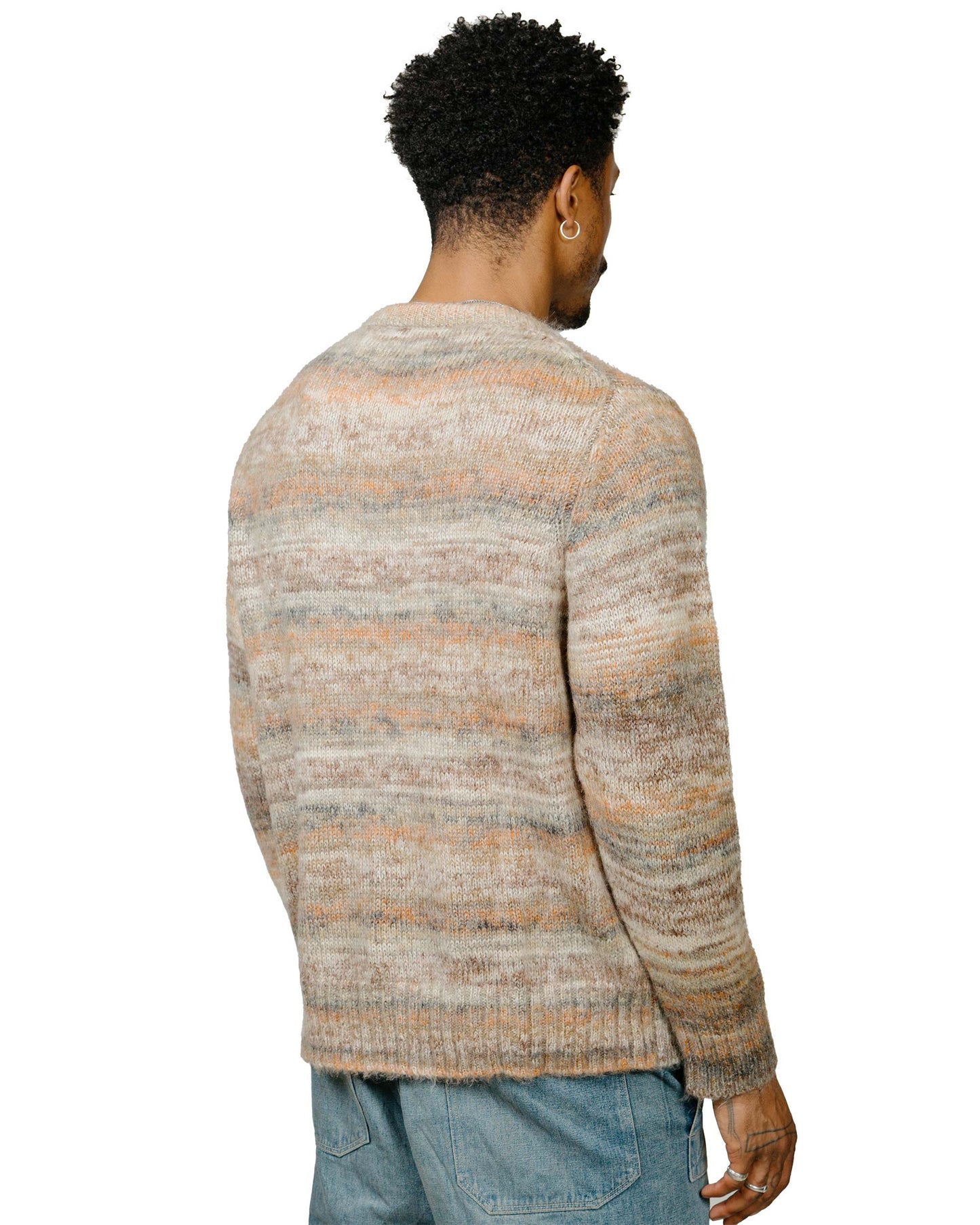 lost & found Corridor Corridor Space Dye Mohair Crewneck Natural