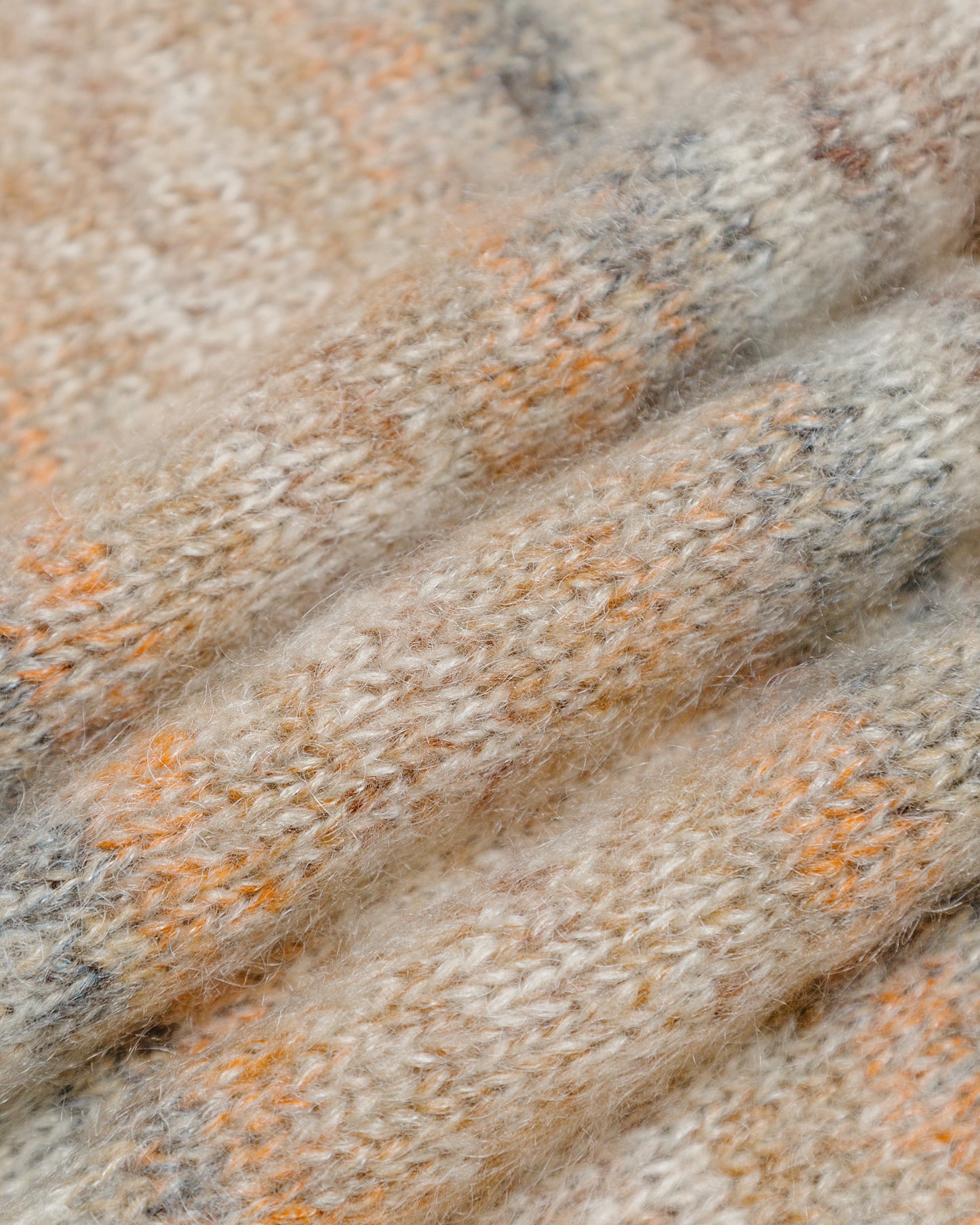 lost & found Corridor Corridor Space Dye Mohair Crewneck Natural
