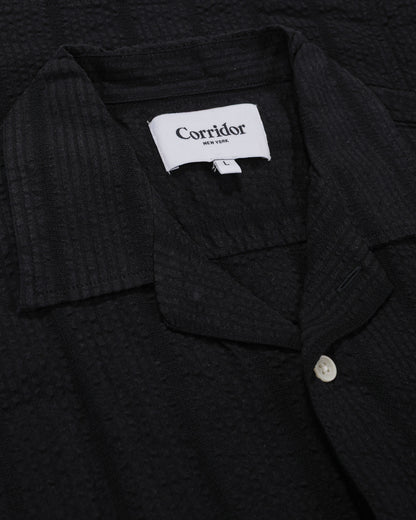 lost & found Corridor Corridor Striped Seersucker SS Black