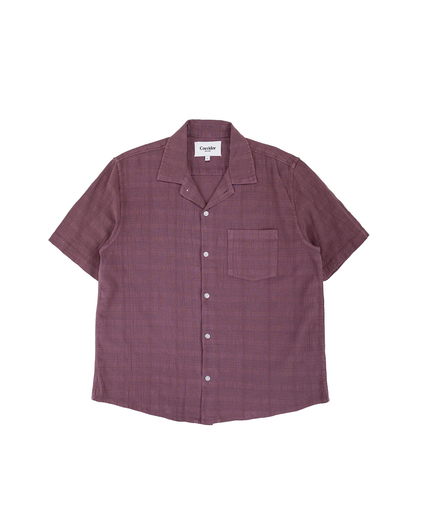 lost & found Corridor Corridor Washed Dobby SS Purple