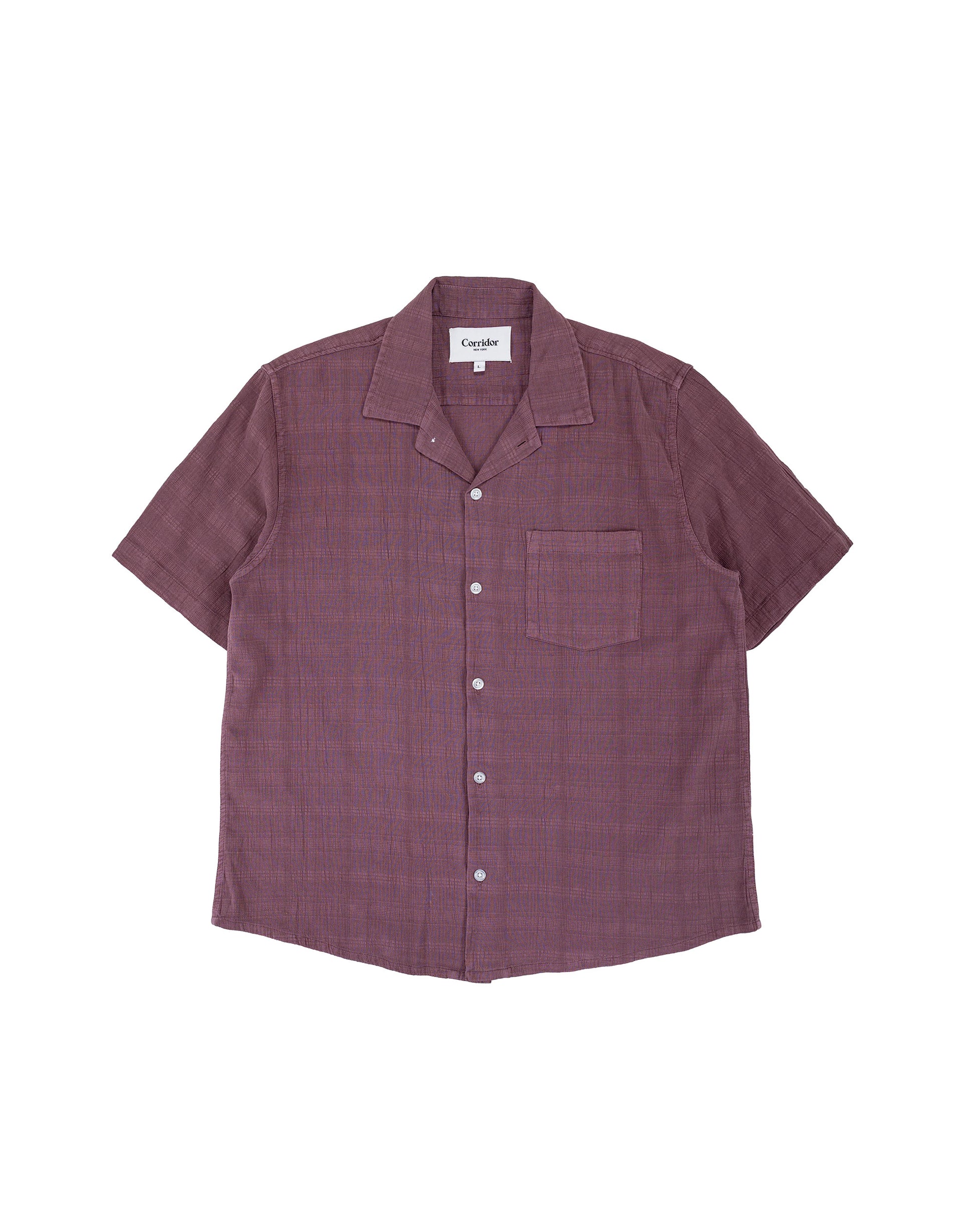 lost & found Corridor Corridor Washed Dobby SS Purple