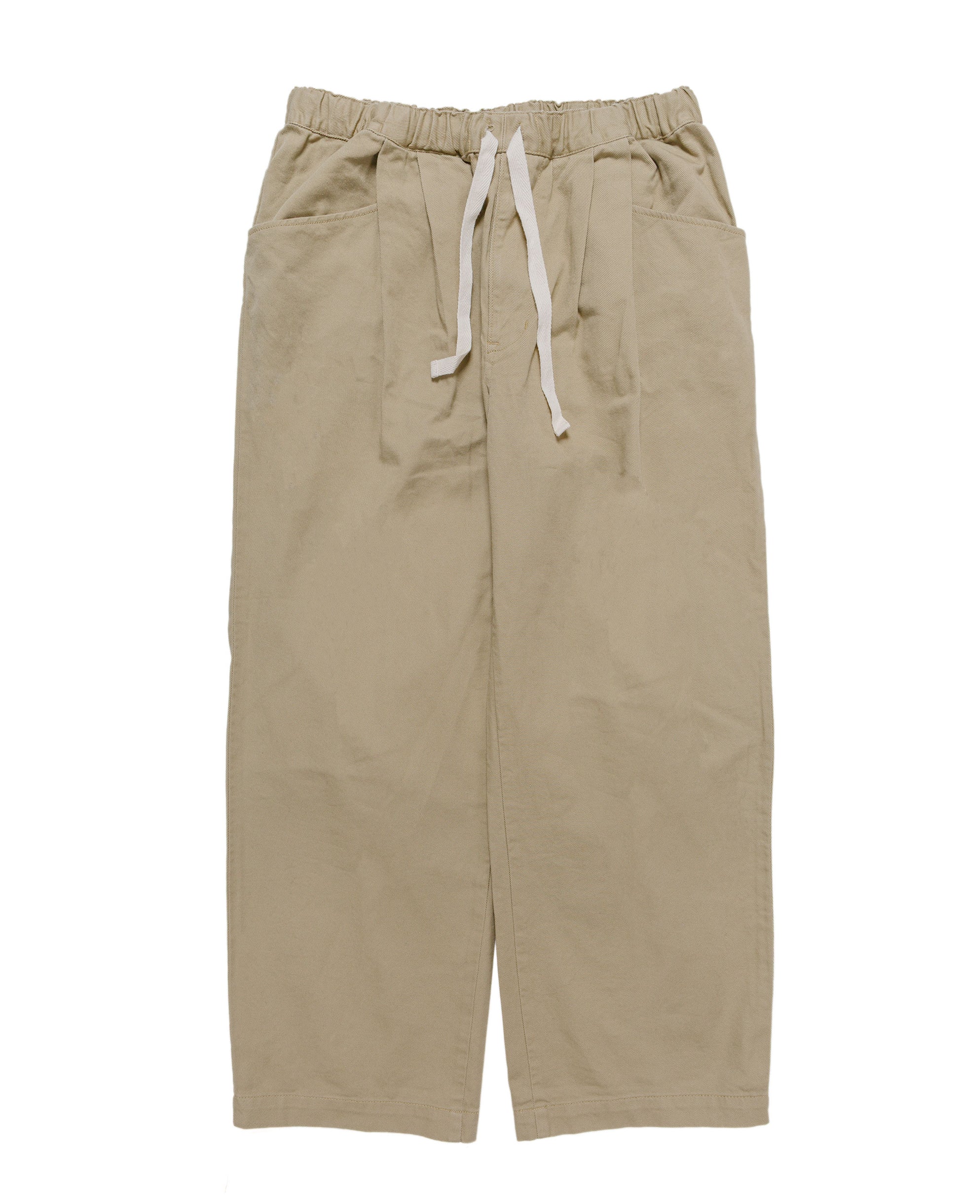 lost & found Danton Danton 10/- Loose Chino Tuck Pants Beige